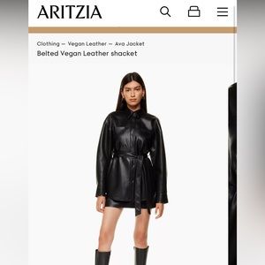 ARITZIA BELTED DRESS/ SHIRT